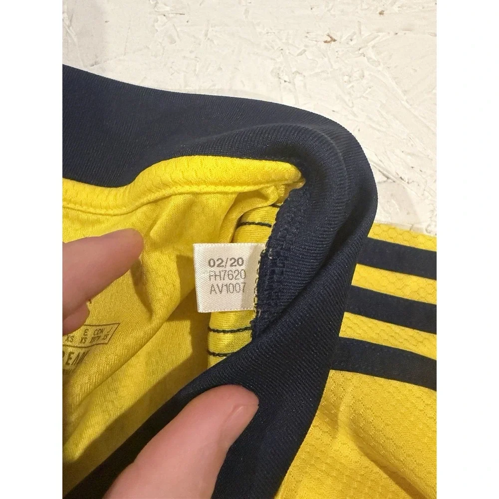 Adidas Sweden Team Home Soccer Jersey 2020/21 FH7620 Trikot Mens XS Kulusevski
